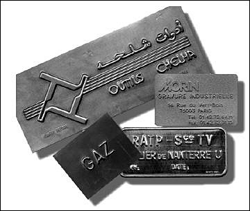 outil de gravure industrielle MORIN GRAVURE