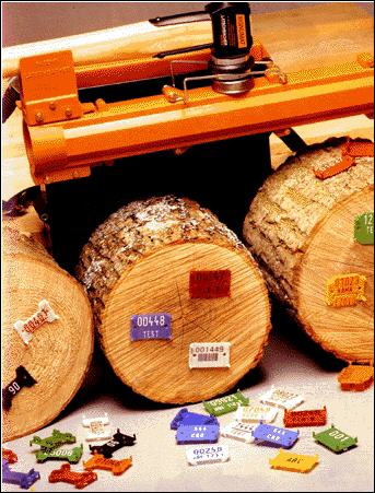 outil d'étiquetage de MORIN GRAVURE pour les bucherons et scieries